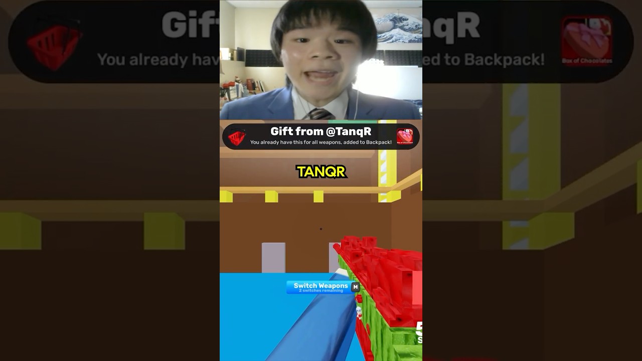 1v1 GIFT BATTLE vs TANQR