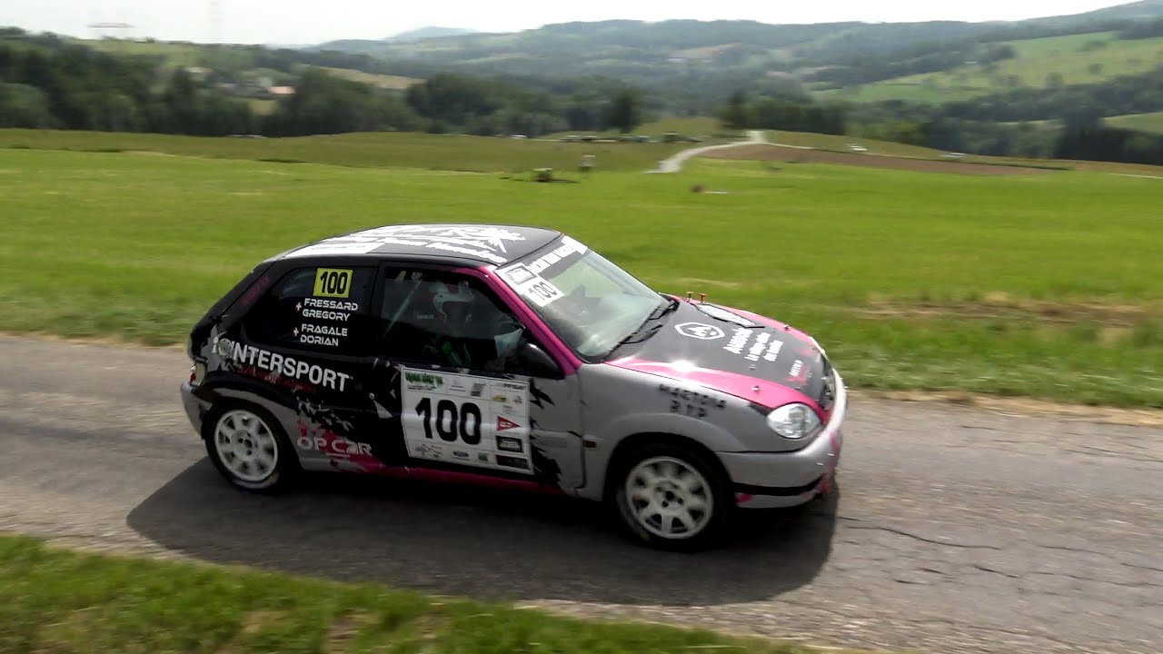Rallye des Bornes 2021 - Citroën Saxo VTS N°100 - Dorian FRAGALE et Grégory FRESSARD