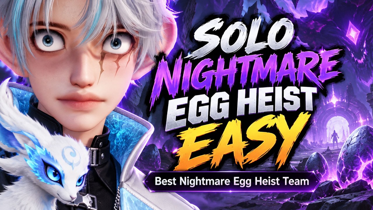 How To Solo Nightmare Egg Heists - Aniimo Egg Heist Strongest Team