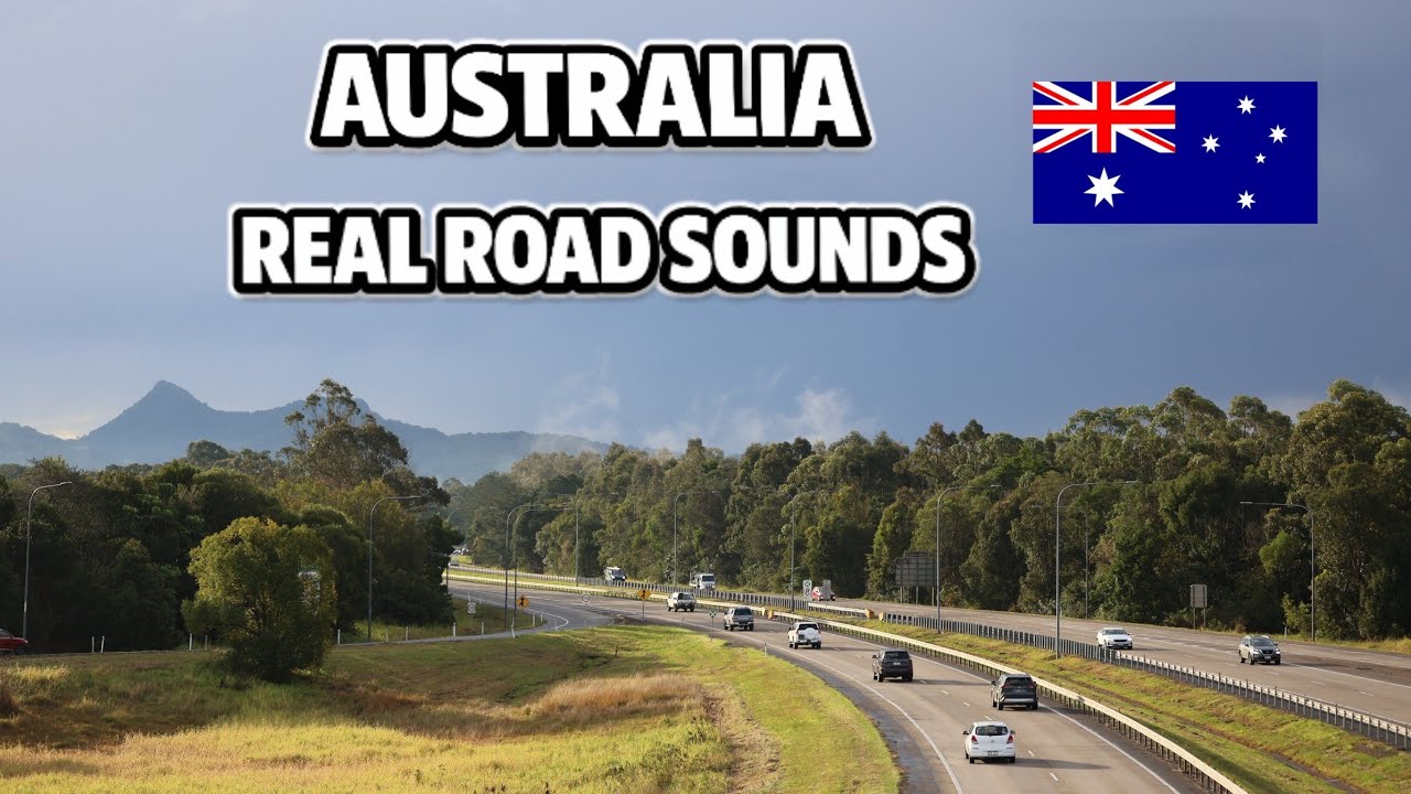 Australia 4K Highway Drive | Real Engine & Road Sounds ASMR (No Talking)