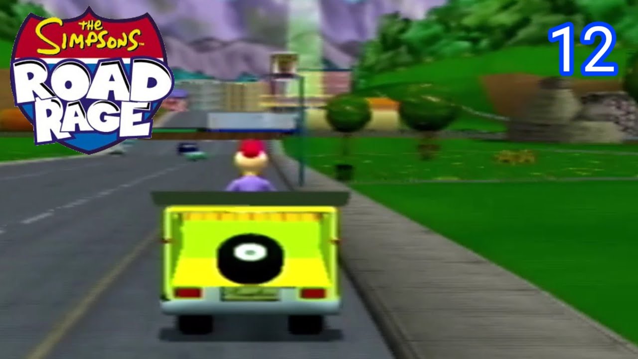 Let's Play The Simpsons: Road Rage (PS2) - Episode 12 - Car Built For Homer & Professor Frink