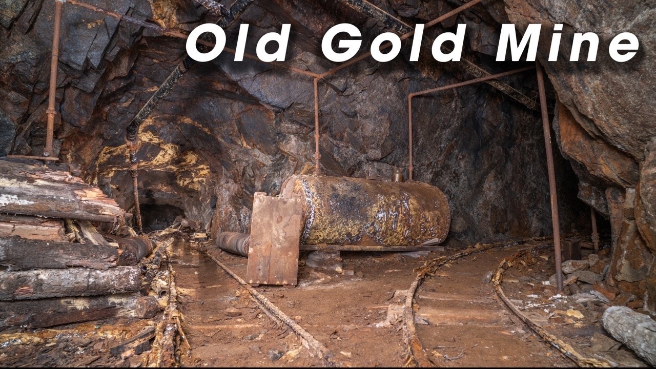 Deep Underground in an Abandoned Gold Mine