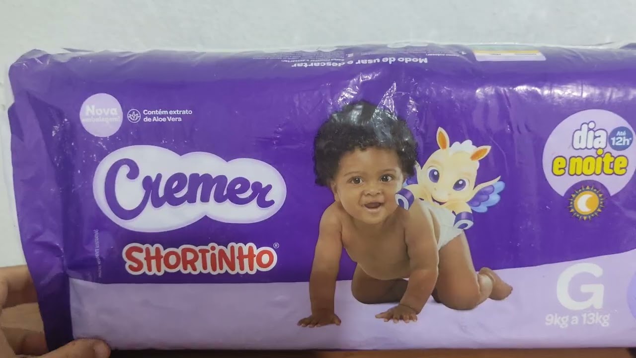 Fralda Cremer shortinho. ( primeiras impressões!)