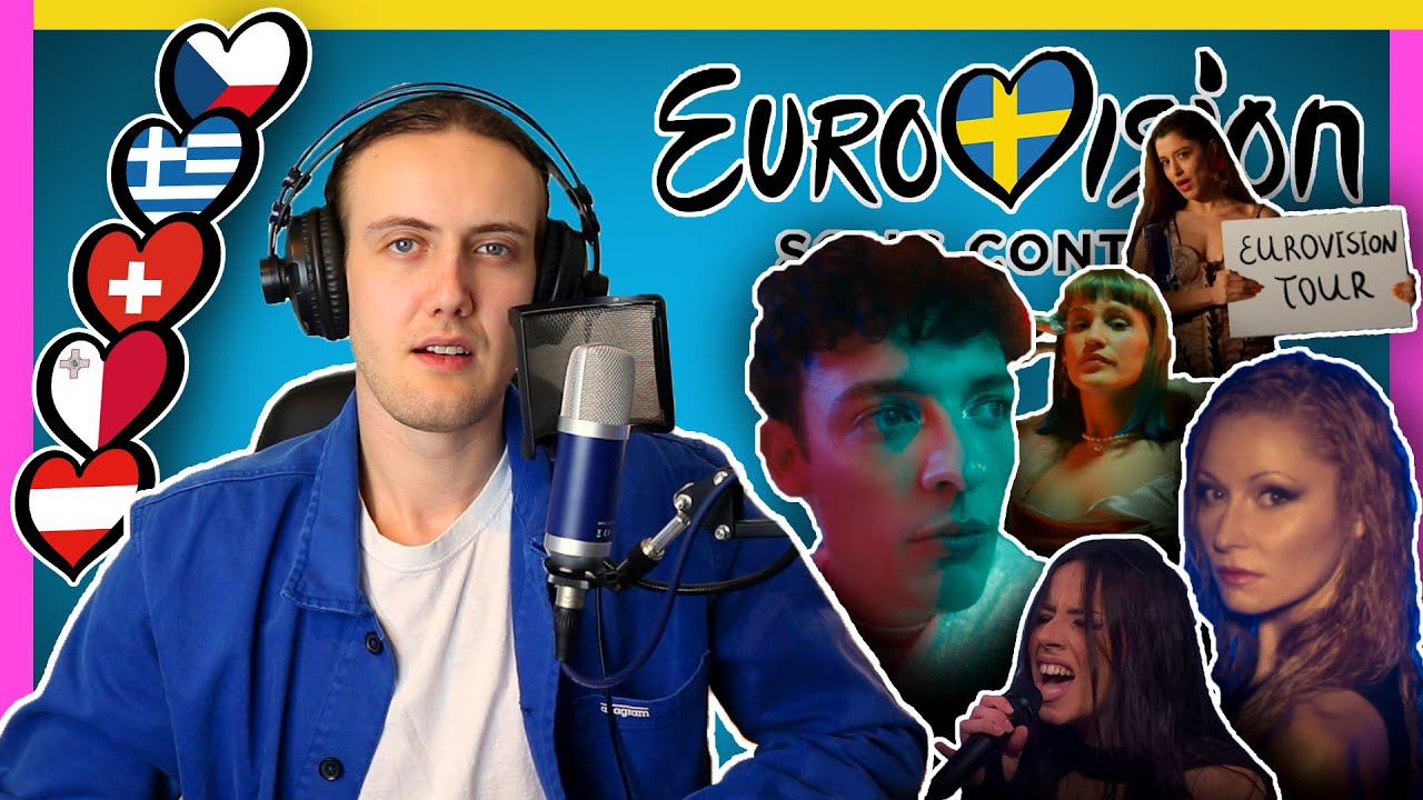 Reagerar på Eurovision Song Contest 2024! - DEL 4 - AUT, MLT, SUI, GRE, CZE