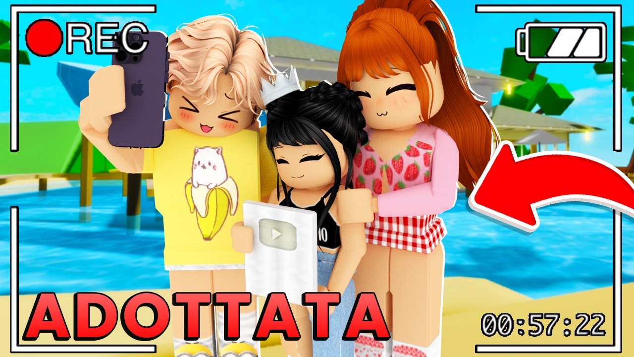 DEGLI YOUTUBER FAMOSI MI HANNO ADOTTATA SU BROOKHAVEN ROBLOX!!