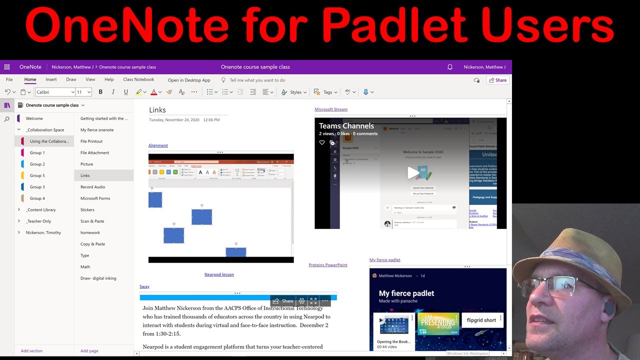 OneNote for Padlet Users