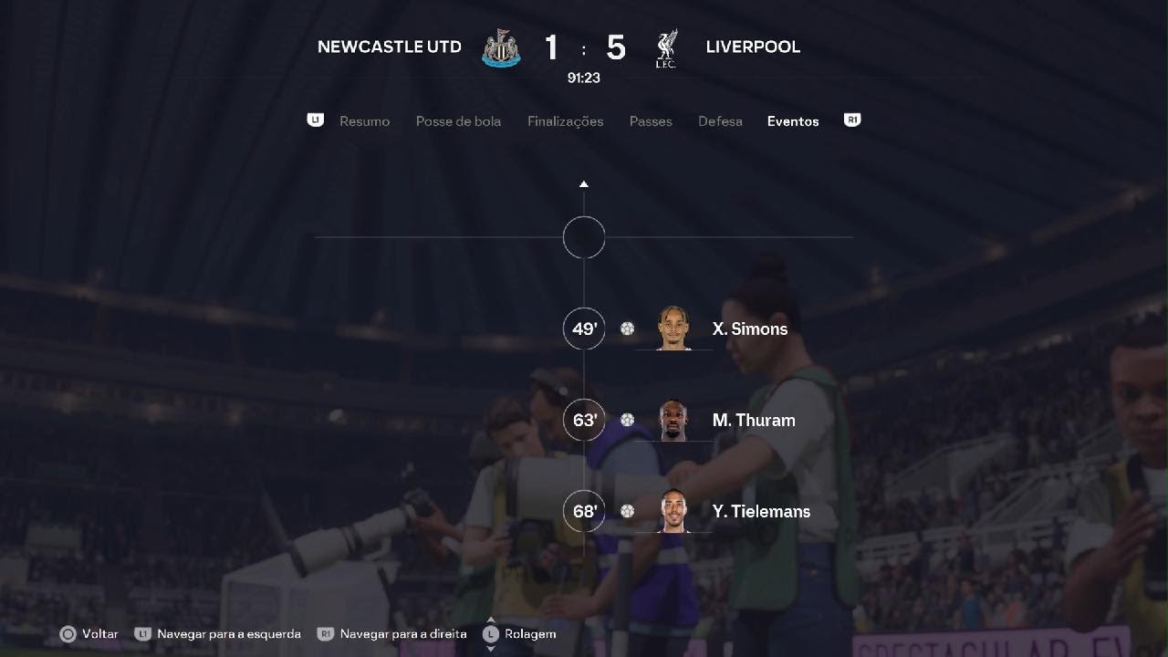 FIFAVIP 23ª Temporada - Liga 1° Turno - R10 - Newcastle 1x5 Liverpool FC