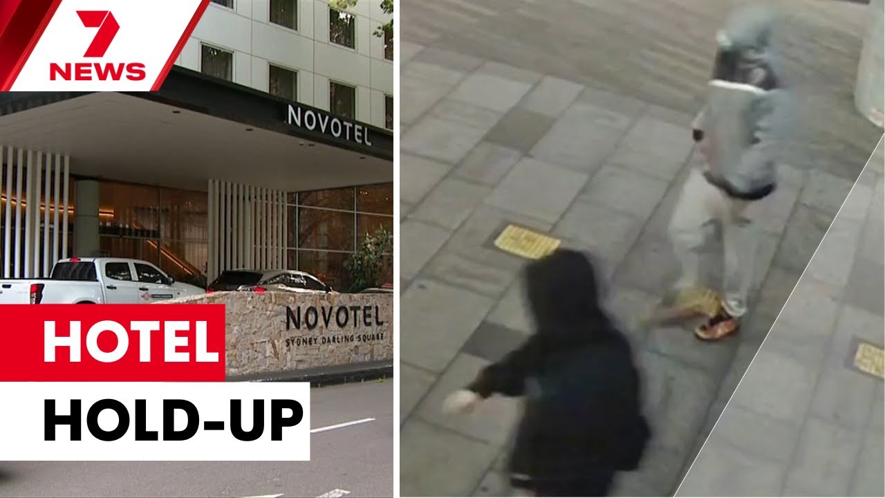 Two armed robbers steal safe from Novotel in Haymarket | 7NEWS