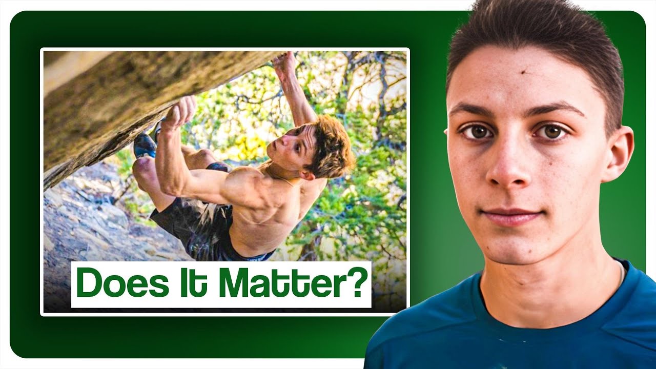 V16 Climber on if Finger Strength Is Actually Important? // Drew Ruana