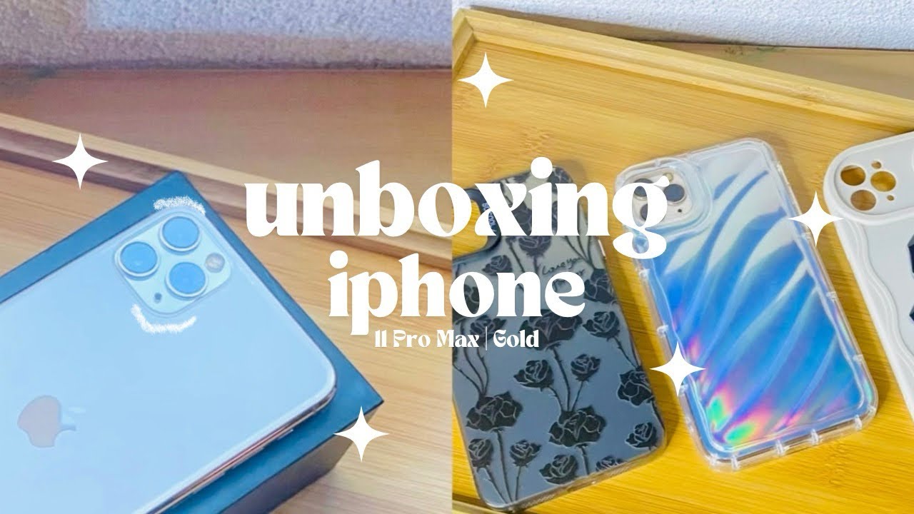 📦 Unboxing Used Iphone 11 Pro Max in 2024🍎📱| Gold 512gb ✨