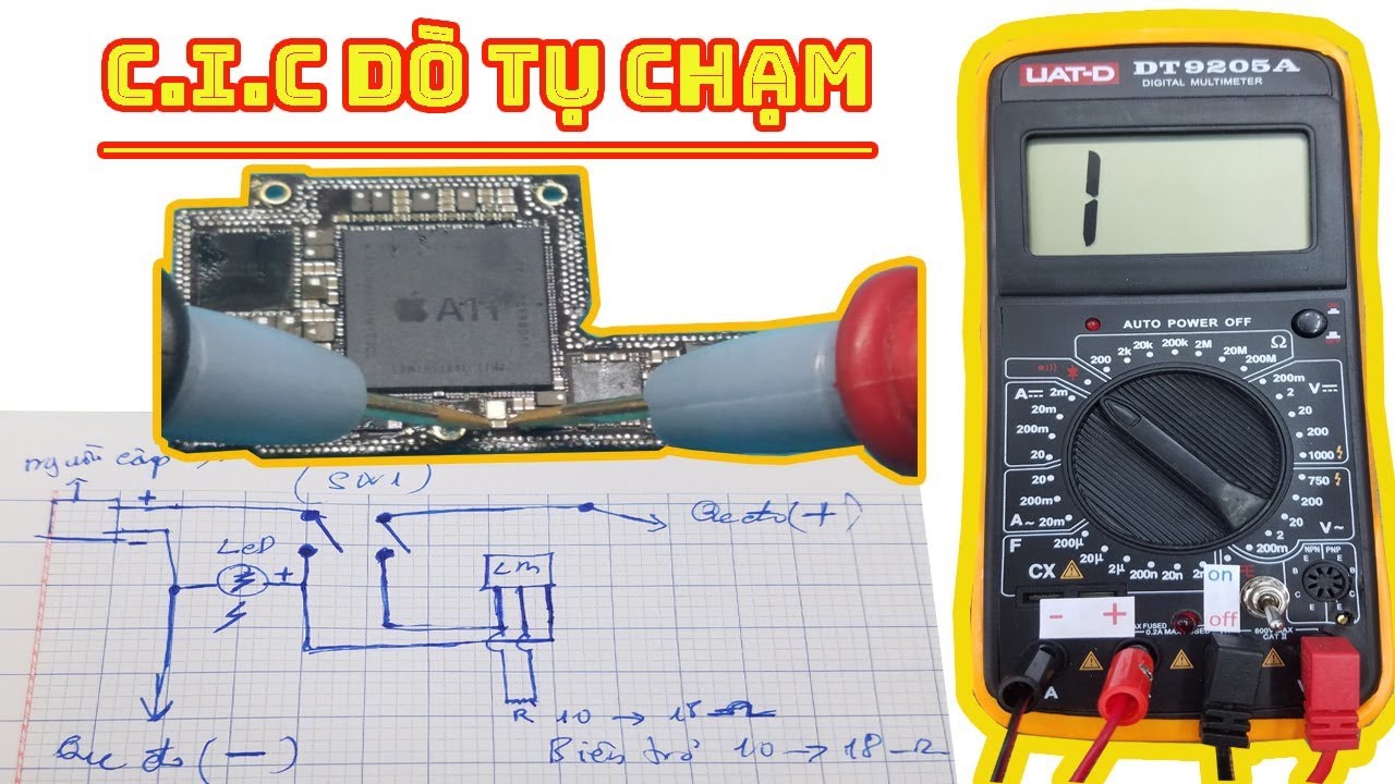 Cic đồng hồ dò chạm ,phương pháp  đo dò tụ chạm ,cách đo đồng hồ c.i.c
