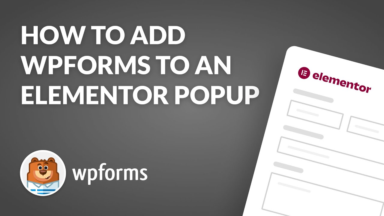 Как добавить контактную форму WPForms в Elementor (простое руководство 2024)
