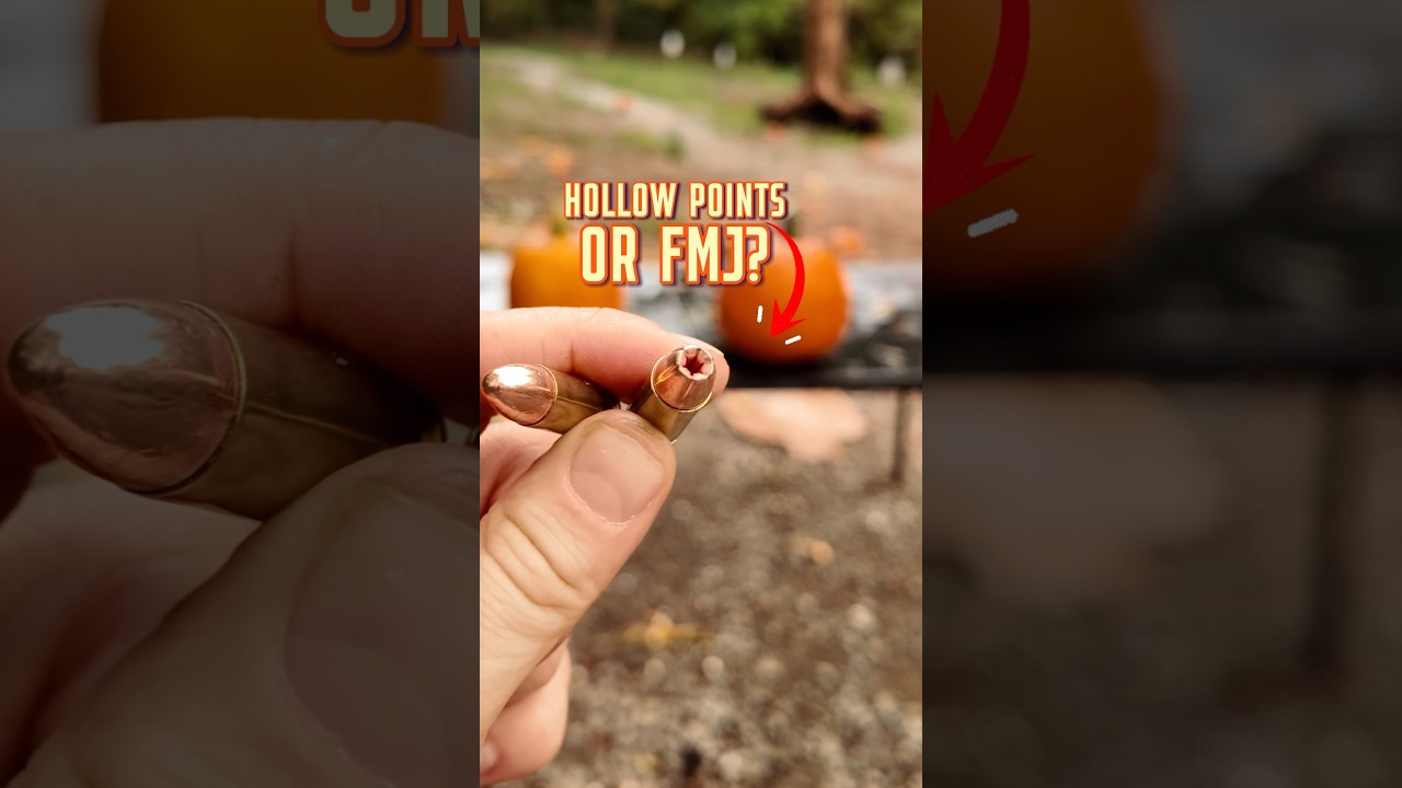 Hollow Points Vs FMJ? #pumpkin