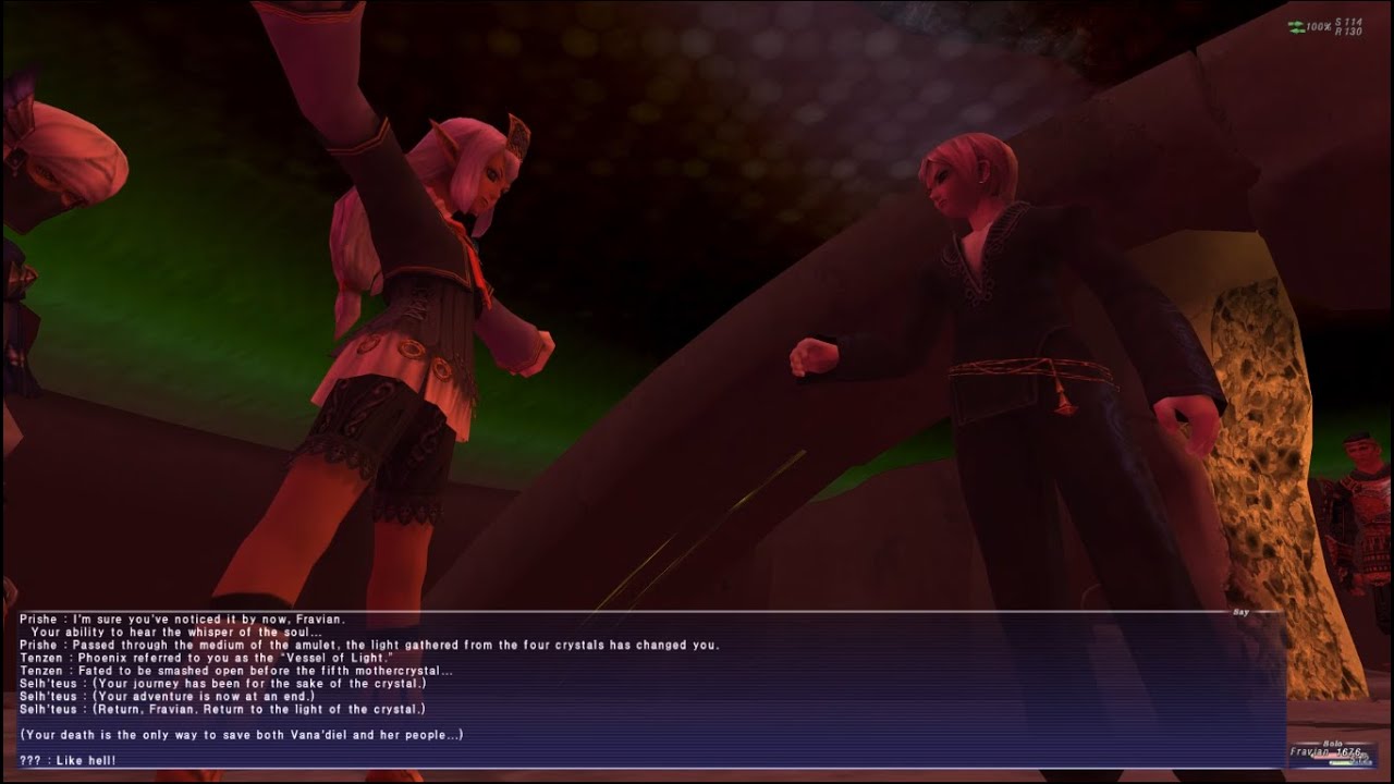 FINAL FANTASY XI : Chains of Promathia : Tenzen Fight / Prishe Moment