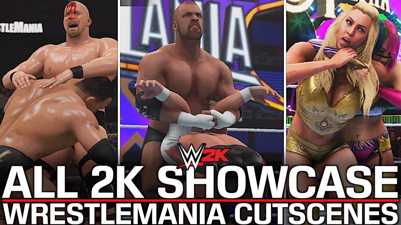 All 2K Showcase WrestleMania Cutscenes from WWE 2K15 to WWE 2K20!