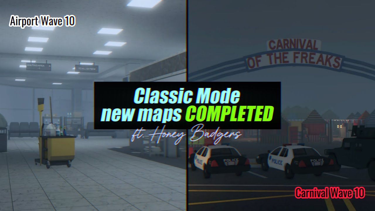 ROBLOX Those Who Remain | Airport and Carnival Wave 10 Classic COMPLETED (ft. Honey Badgers)
