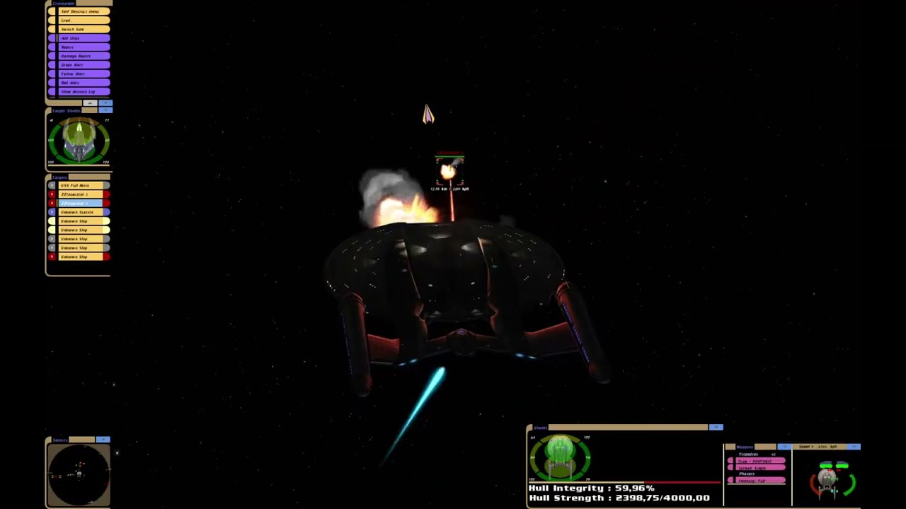 Xindi Insectoid Cruisers vs NX-01 Enterprise | Star Trek: Bridge Commander