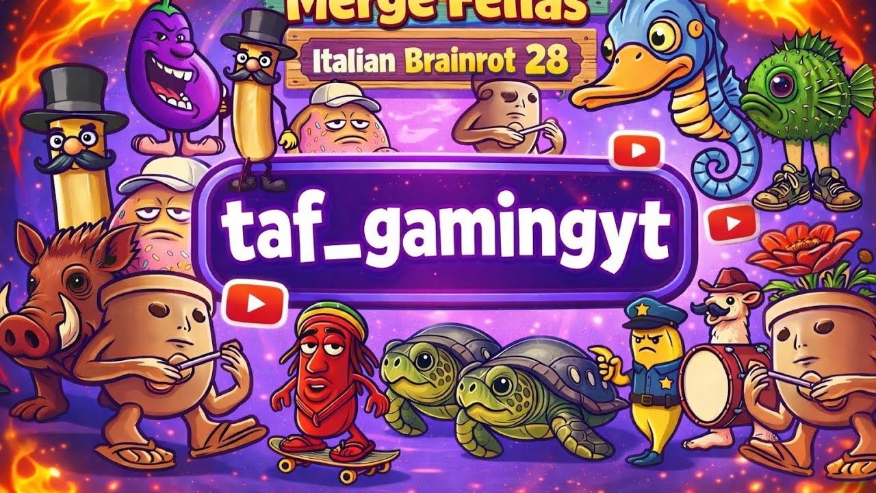 Merge fellas italian brainrot 28 🎮 GAMEPLAY all boss in just 5 mints 🔥🔥
