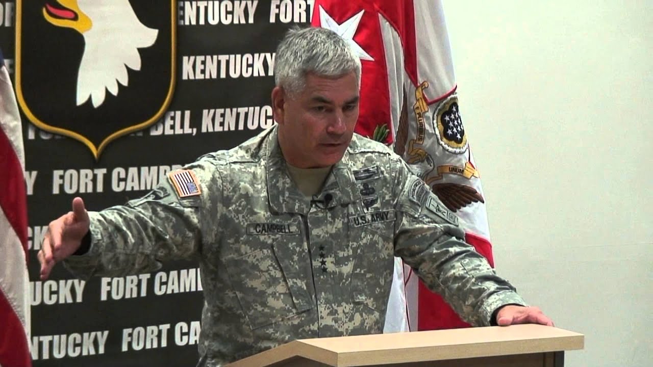 General John F. Campbell visits Fort Campbell