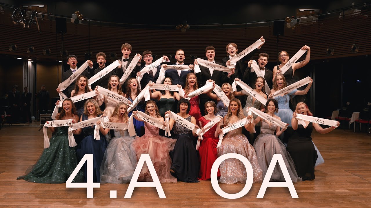 Maturitní ples - 4. A Obchodní akademie 2024