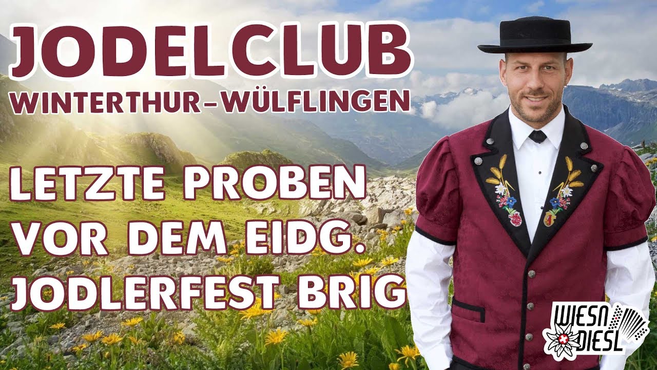 Der Jodelclub Winterthur-Wülflingen probt für das Eidg. Jodlerfest Brig 2017