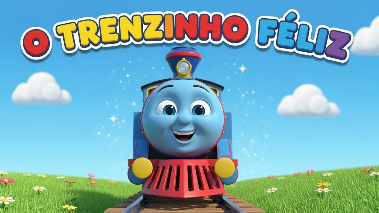 O TRENZINHO FELIZ 🚂🎶 | Música Infantil Divertida para Crianças
