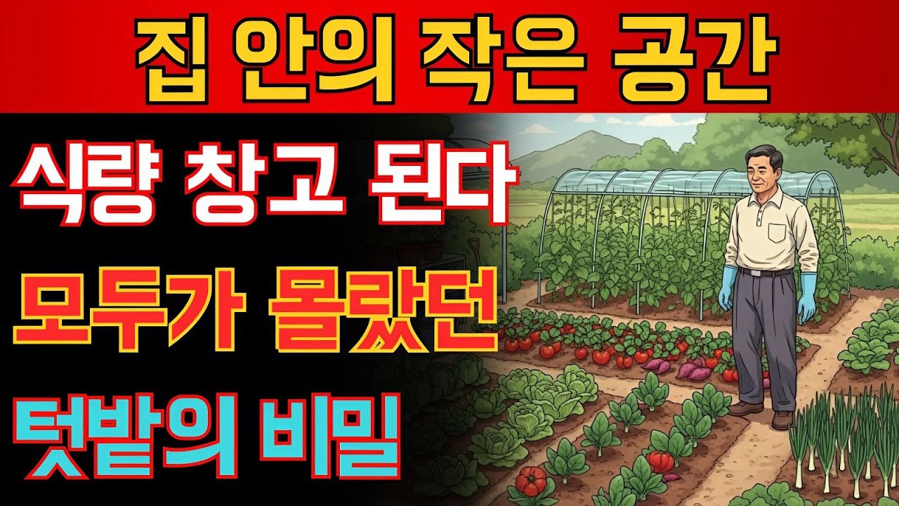 당신의 베란다가 식량 창고가 됩니다 – 자급자족 텃밭의 비밀