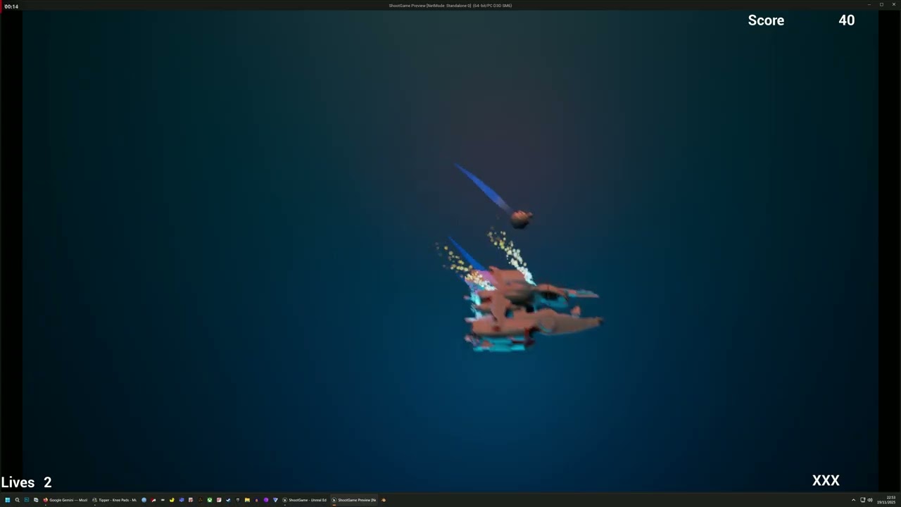 UE5 Shmup Dev 40 - Proper Skeletal Blendspace Ship Rotation
