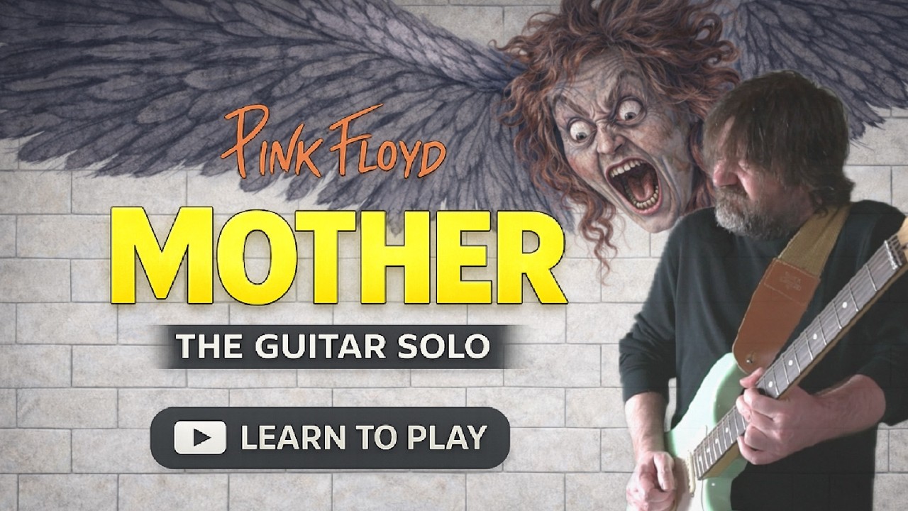 Pink Floyd “Mother” Guitar Solo Lesson | Learn It in 4 Phrases