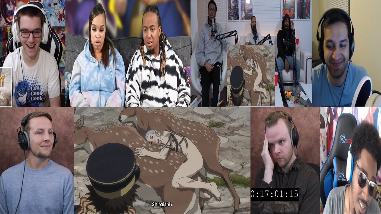 GOLDEN KAMUY EPISODE 2x5 REACTION MASHUP!!