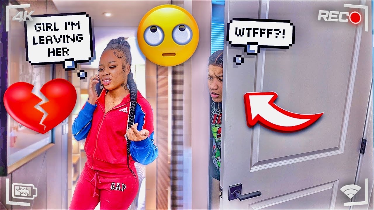 My GIRLFRIEND Overheard Me Saying “ IM GOING TO LEAVE HER “ * Shocking Reaction * 😳