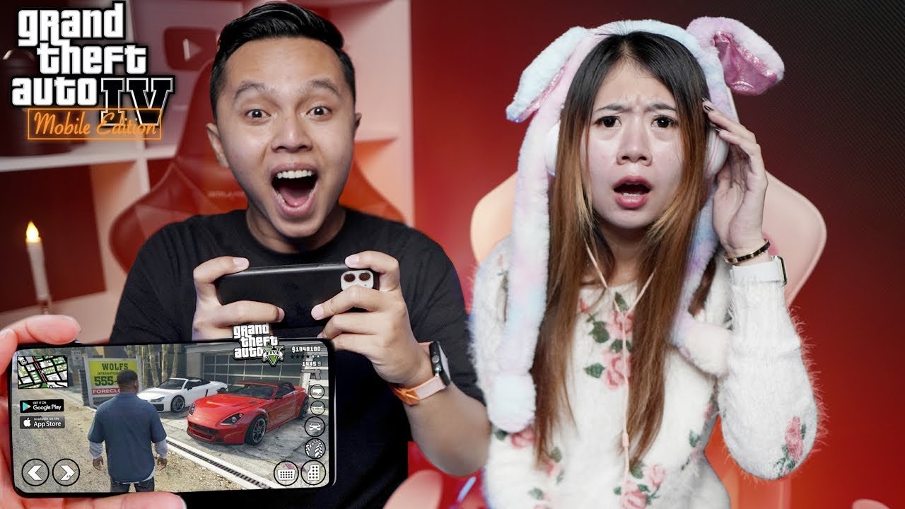 PERTAMA KALI MAIN GTA DI HANDPHONE!!