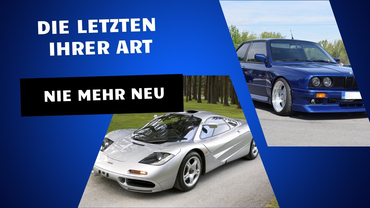 Diese 10 legendären Autos wirst du NIE WIEDER neu kaufen können!
