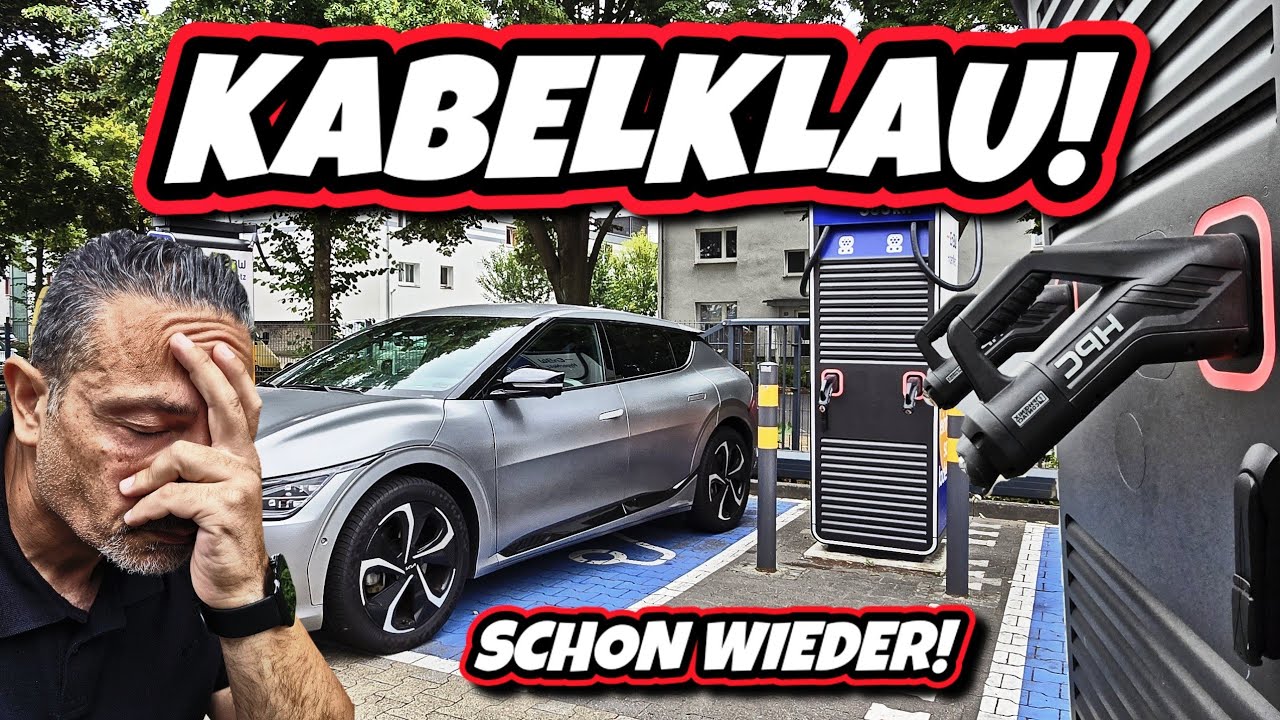 Tatort Supermarkt! Ladekabel bei Penny abgeschnitten und geklaut.