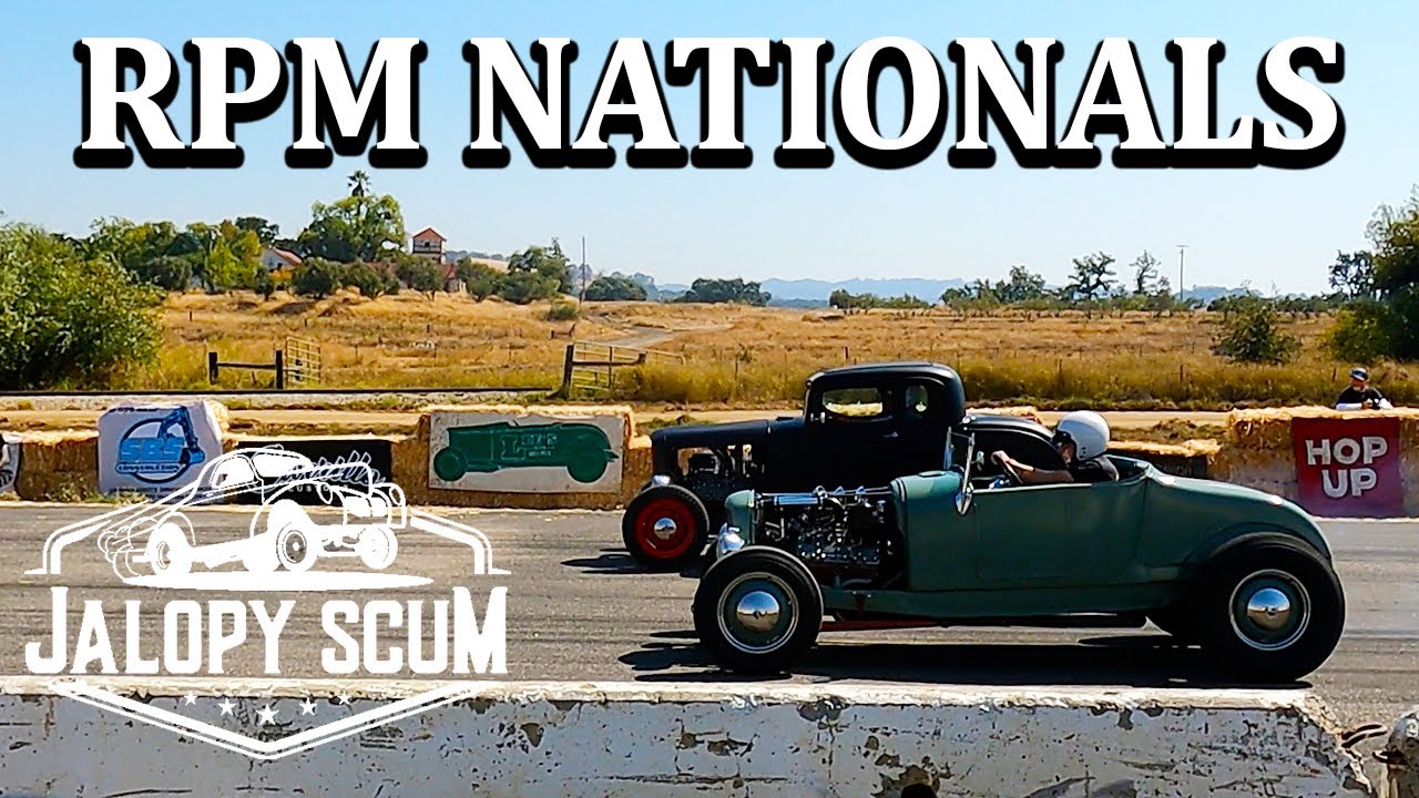 RPM Nationals Flathead Drags 2023 - Jalopy Scum