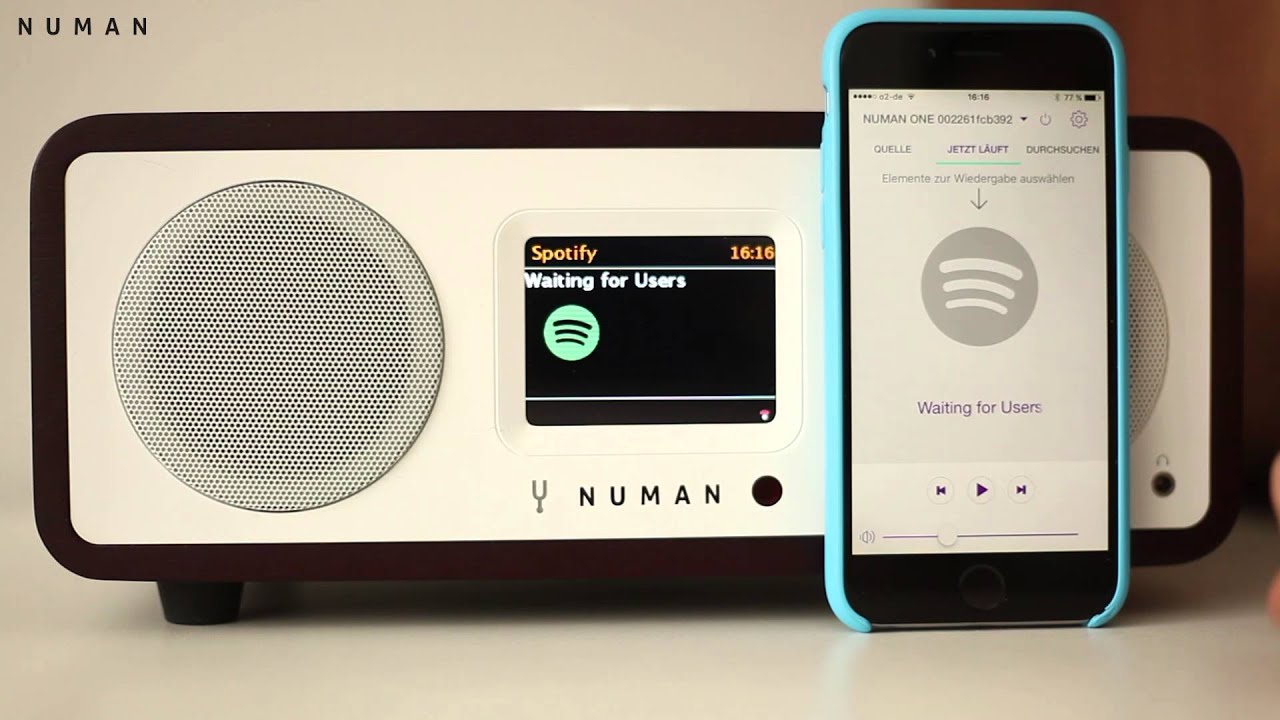 NUMAN One – 2.1 Design Internet-Radio mit Spotify Connect und jetzt mit neuer App-Steuerung