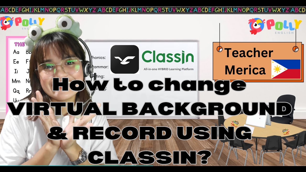 How to change VIRTUAL BACKGROUND & RECORD USING CLASSIN?