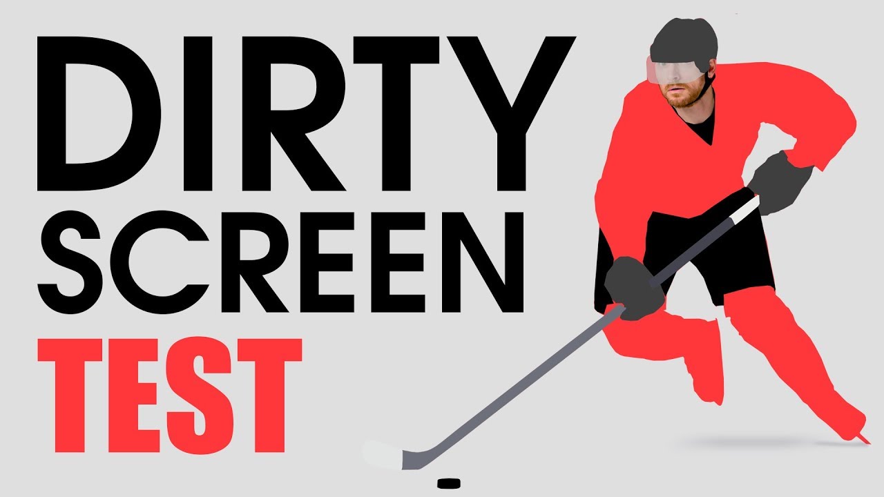 (DSE) Dirty Screen Effect Test --- 60 fps Hockey Screen Uniformity
