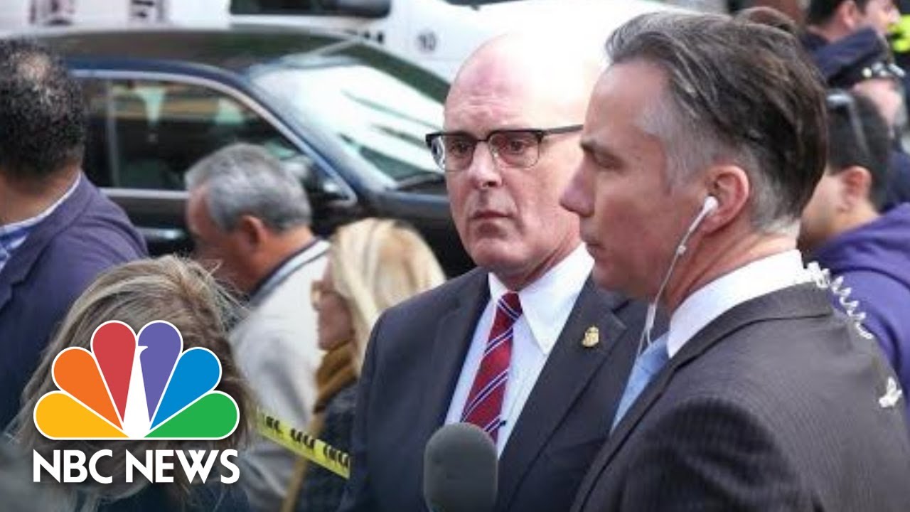 Watch CNN Anchors Report On Their Own Office Being Evacuated Over Pipe Bomb | NBC News