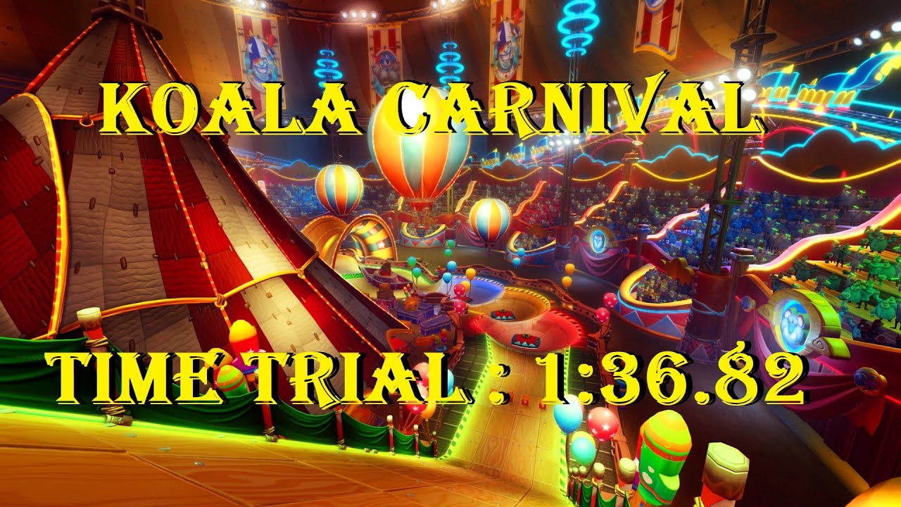 CTR:NF Time Trial Koala Carnival 