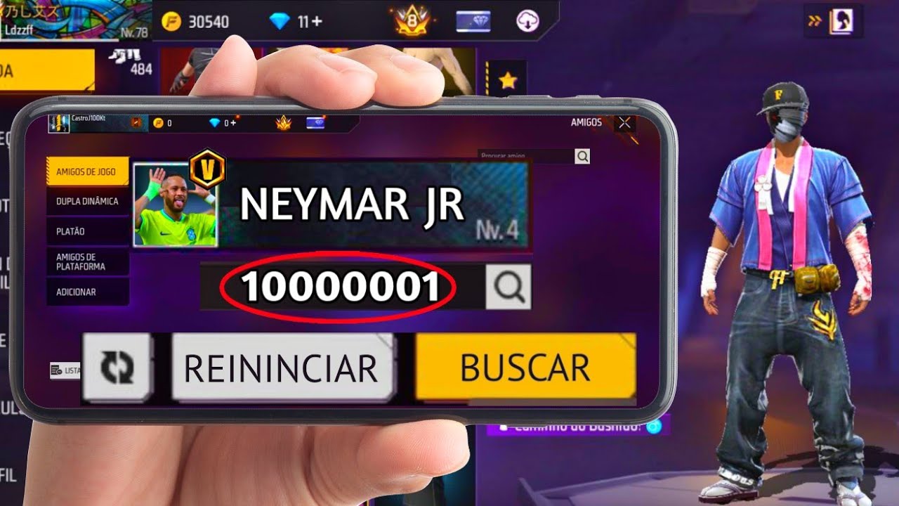 Adicionei Todos os FAMOSOS do Free Fire! 