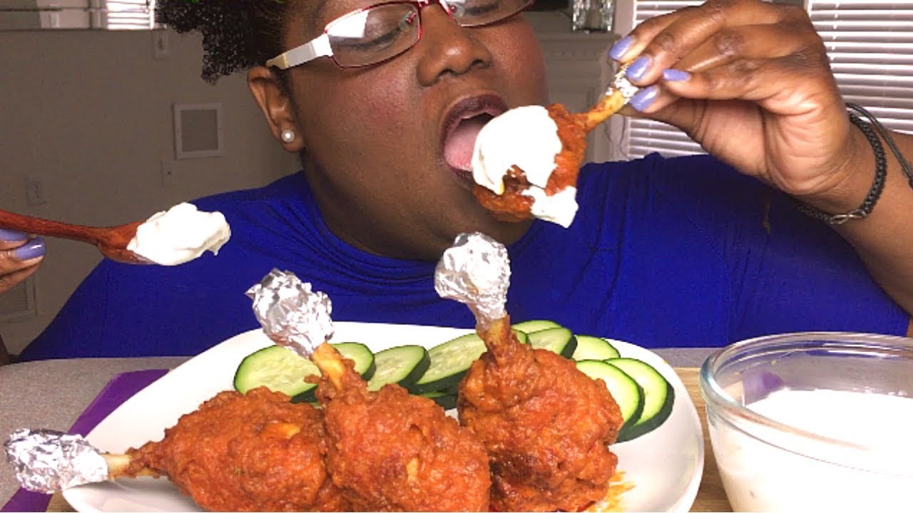 BUFFALO CHICKEN LOLLIPOPS 먹방 MUKBANG + RECIPE 치킨 롤리팝 먹방 레시피와 함께