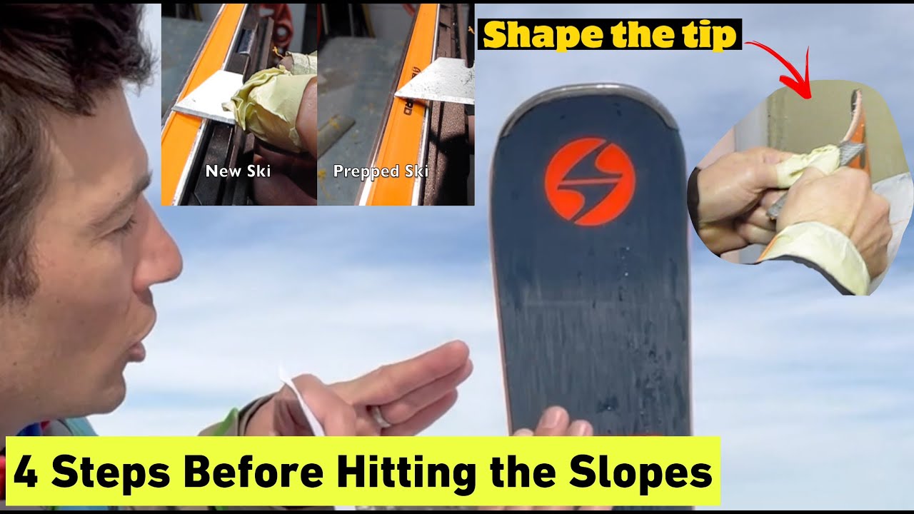 Prepping and Shaping a New Ski - What Everyone should do before skiing on their new skis