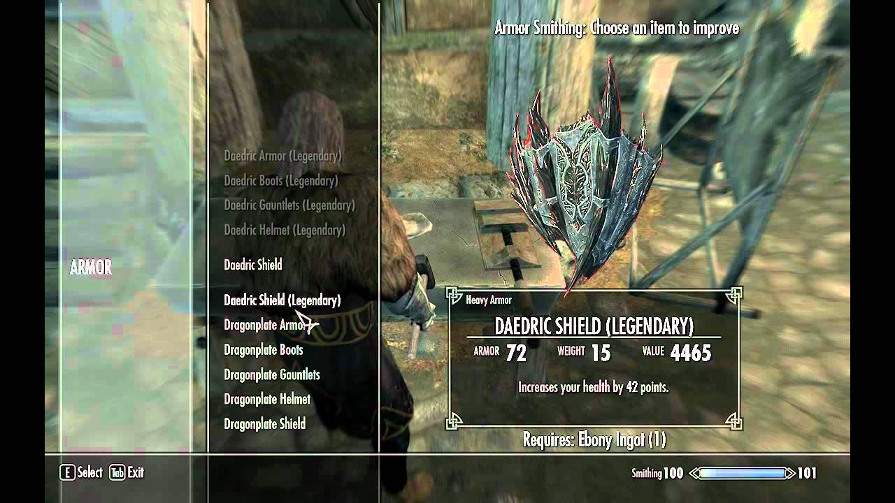 Daedric vs Dragonbone armor - Daedric wins