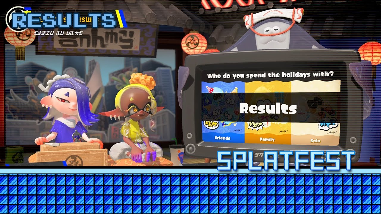 Splatoon 3 - Splatfest Results - Friends vs Family vs Solo (2026)