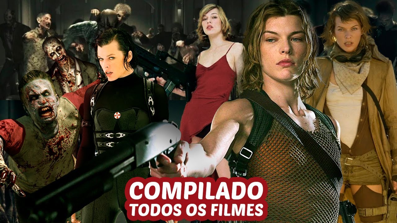 MARATONA RESIDENT EVIL NOS CINEMAS COM MILLA JOVOVICH | Melhores Momentos de Alice e Zumbis