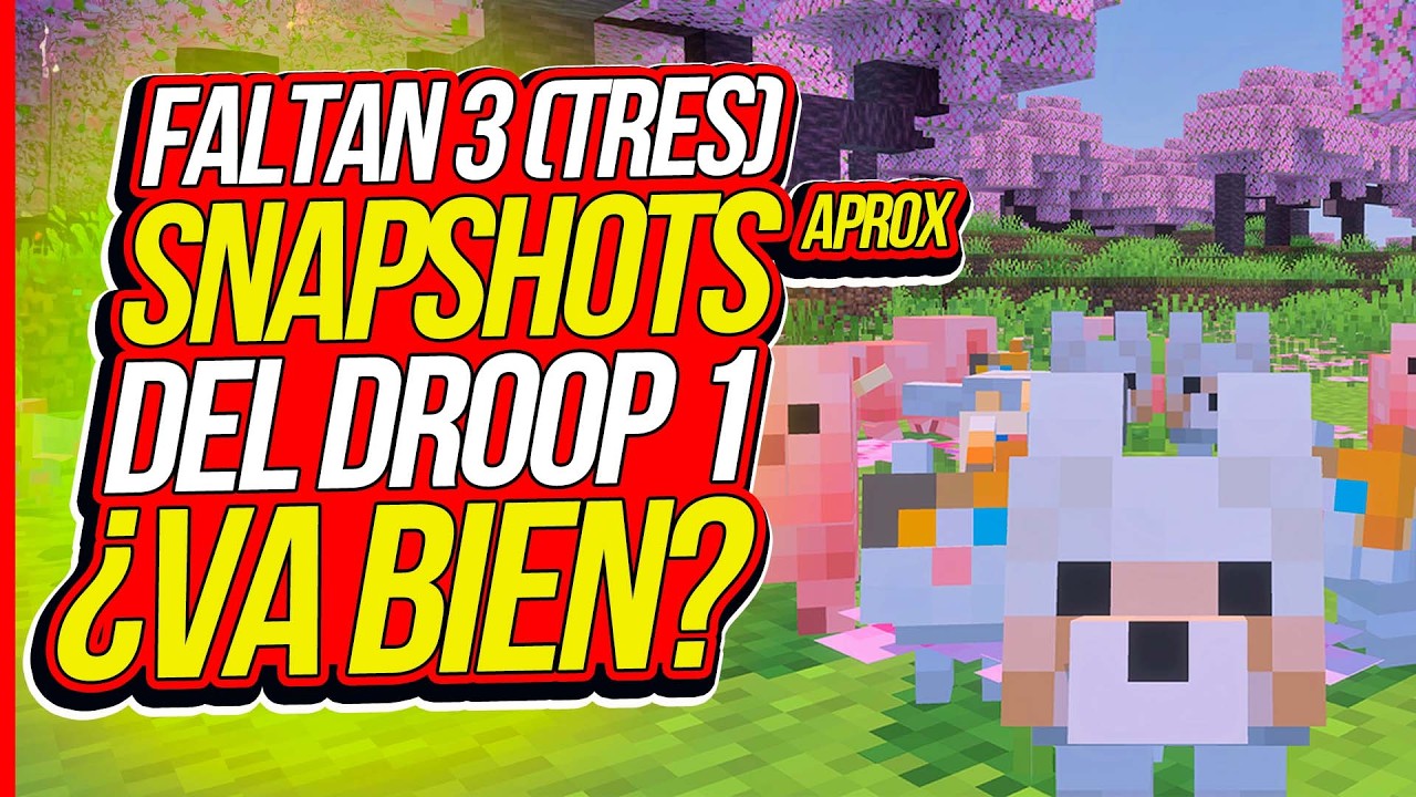 FALTAN 3 SNAPSHOTS (aprox) para terminar el DROOP… ¿va bien hasta ahora?