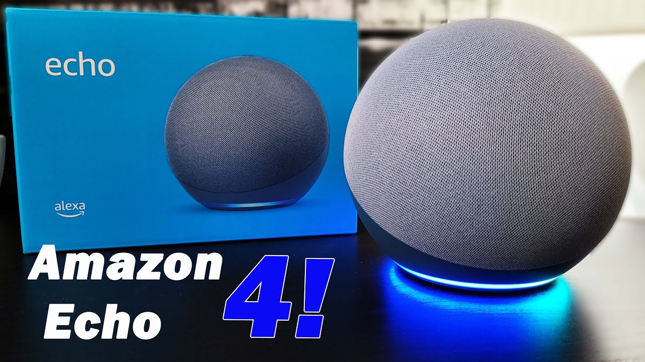 Amazon Echo 4th generation smart speaker unboxing