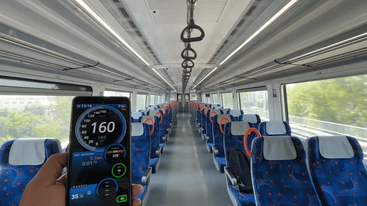 Meerut-Sahibabad Journey at 160Kmph in India's 1st Regional Rapid Train - RapidX by NCRTC.