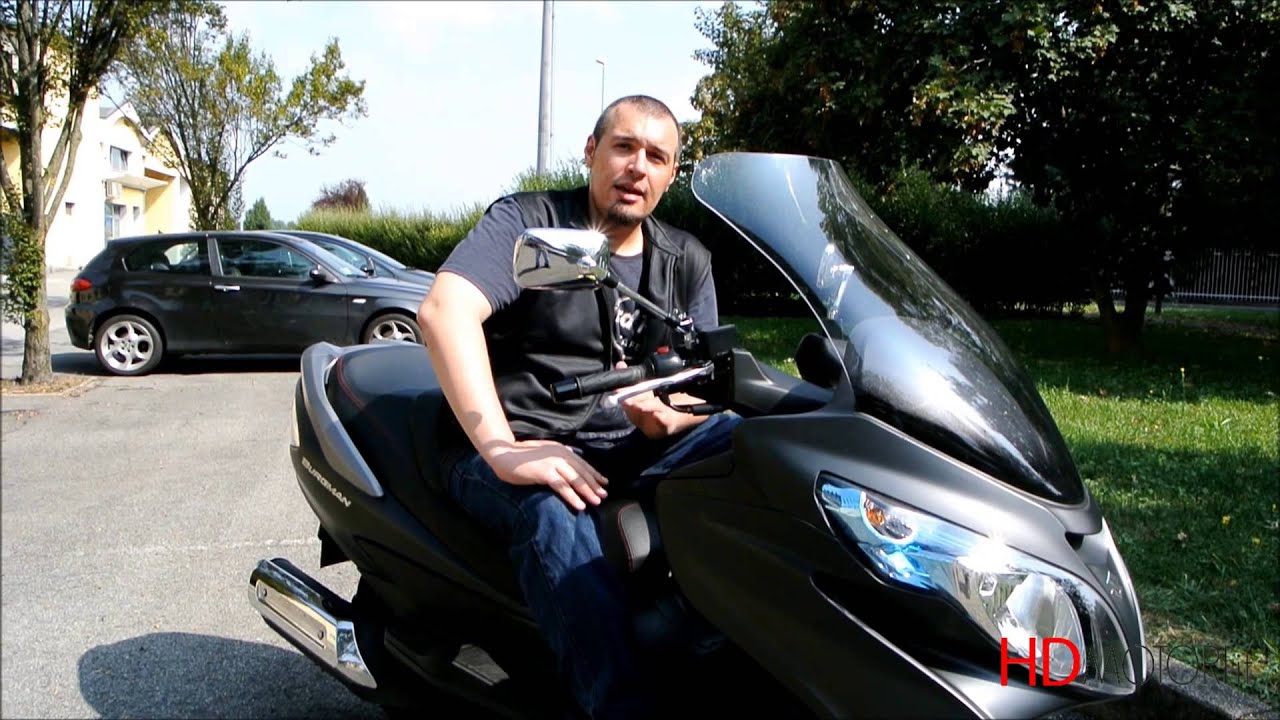 Burgman 400 lux test ride da HDmotori.it